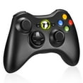 thumbnail image 2 of YOPTOP pour Microsoft Xbox 360 Manette Sans Fil Jouer Jeu Noir,2, 2 of 8