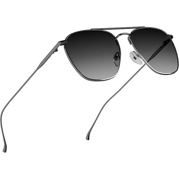 grinderPUNCH Retro Sunglasses for Women Men, UV400 Protection Lens and Lightweight (Black Gradiant)