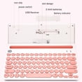 thumbnail image 7 of Dual Channel Multi-Device Universal Wireless Bluetooth Keyboard, Cute & Portable Slim Design with 20m Connection Range, Compatible with Tablet, Smartphone, PC, Windows, Android, iOS, Mac, 7 of 7