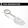 thumbnail image 3 of Uemuo Various Rooster Pattern Rectangular Metal Keychain - Durable, Stylish, and Personalized Key Ring for Men and Women,Engraved Keychain,Gift Slim Sturdy Keychain, 3 of 7