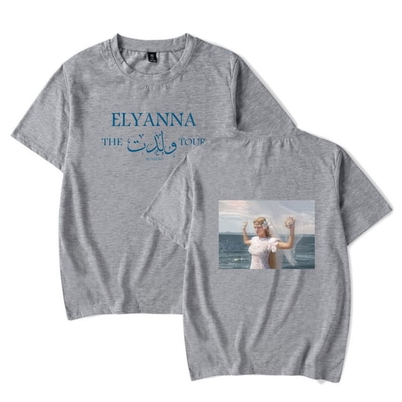 Elyanna The Woledto Tour T-Shirt Merch Women/Men Unisex Summer Hiphop Short Sleeve Tshirt Fashion Streetwear
