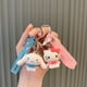 thumbnail image 2 of Kawaii Anime Sanrio Figure Kuromi Kitty Keychain Pendant Melody Cinnamonroll Purin Key Buckle for Bag Cartoon Toys for Girls Kid Gong Bohan LED, 2 of 2