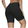 thumbnail image 4 of Simiya Molasus Women'S Cotton Underwear High Waisted Full Coverage Ladies Panties (Regular Plus Size) Black S, 4 of 6