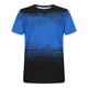 thumbnail image 4 of Camisetas de Manga Larga para Hombres Imprimir Fallow Cuello Redondo Camiseta, Moda Casual Manga Corta Mezcla de Algodón/Lino, 4 of 9