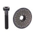 thumbnail image 1 of Lightweight Ti Alloy Headset Top, 28.6mm Stem Cover for Mountain Bike with CNC Processed Screws for Smoother Installation, Enhanced Heat Dissipation for Long Rides, 1 of 7