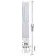 thumbnail image 2 of 2-pack G23 LED lamps, AC 85-265V, Neutral white 4000K, 1200lm, 2 of 5