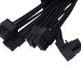 thumbnail image 4 of for RTX4080 and RTX4090 Series 3x 4x 8Pin Male to PCIE 16-Pin Elbow Head Cable Streamlined Cable 12VHPWR PCIE5.0, 4 of 5