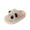 Khaki, variant on Kids Boy Girls Cartoon Frog Fuzzy Slippers Slip On Platform House Slipper Comfortable Non Slip Bedroom Shoes Green Size 2 Big Kids