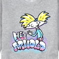 thumbnail image 3 of Hey Arnold! - Graffiti Arnold - Men's Crew Neck Fleece Pullover, 3 of 5