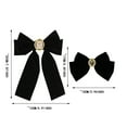 thumbnail image 2 of Elegant Velvet Hair Bows Ribbon Clips Classic Ponytail Barrettes Accessories For Women Girls Party Holiday Birthday Decoration, 2 of 6