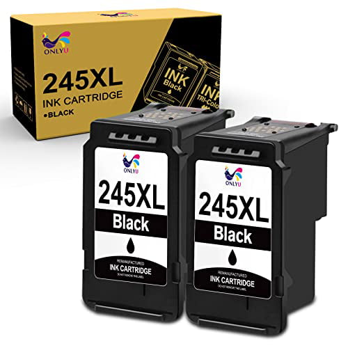 MOOHO Remanufactured Ink-Cartridge Replacement for Canon PG-245XL PG-245 245 XL PG-243 to use Pixma MX492 MX490 MG2420 TR4520 MG2520 MG2522 TS3120 MG3022 MG3029 MG2922 Black, 2-Pack 