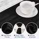 thumbnail image 4 of 10 Pies Chifón Mesa Camino, 28 x 120 Pulgadas Rústico Gasa Mantel Transparente Boda Mesa Camino para Boda Nupcial Fiesta Mesa Decoraciones, Negro, 4 of 6