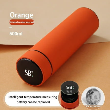 

Smart Digital Water Bottle Keeps Cold And Heat Thermal Bottle Stainless Steel Thermos For Baby Children Kids Terms