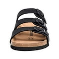 thumbnail image 3 of CUSHIONAIRE Women's Lela Cork footbed Sandal with +Comfort, BLACK 7 W, 3 of 5