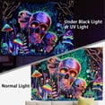 thumbnail image 4 of Tapiz Calavera Reactivo UV Amonercvita 130x150 cm Arte de Pared, 4 of 6