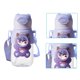 thumbnail image 2 of Taza de agua con pajita para niños de 660 ml, botella deportiva bonita a prueba de fugas (púrpura), 2 of 8