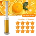 thumbnail image 3 of Desodorante en gel para inodoro sin rastro para limpieza de fragancias de baño (naranja) JShteea Libre de BPA, 3 of 8