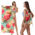 thumbnail image 1 of Wzzjkit 2-in-1 Beach Towel Oversized Towel Fine Fibre Towel Transforms Into A Storage Backpack, 1 of 6
