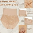 thumbnail image 5 of ANYFIT WEAR Plus Size Women High Waist Tummy Control Shapewear Panty Shaping Briefs with Lace Body Shaper Butt Lifter Underwear, 5 of 6