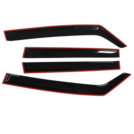 munirater Window Vent Visors Shade Sun Rain Wind Guards Deflectors Cover Acrylic Outside Replacement for 2015 2016 2017 2018 2019 2020 Renegade