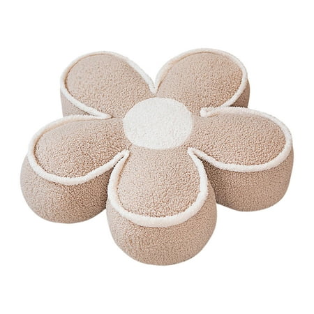 

Hwuxmo Flower Futon Thickened Cushion Five Petals Flower Home Decor Soft Sofa Cushion Bedroom Bedside Cushion Clearance E