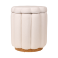 thumbnail image 4 of Better Homes & Gardens Lillian Velvet Tufted Storage Ottoman, Cream, 4 of 8