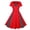 Red, variant on Sentmoon Sun Dress Square Neck Regular Fit Stretchy Plus Size Wedding Guest Dress with Print Short Sleeve Summer 2026 Casual Patchwork Womens Vacation Dresses Stylish White L