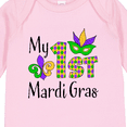 thumbnail image 4 of Inktastic My 1st Mardi Gras with Mask Boys or Girls Long Sleeve Baby Bodysuit, 4 of 5
