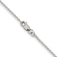 thumbnail image 5 of 925 Sterling Silver 1.5mm Cable Chain Bracelet, 5 of 5