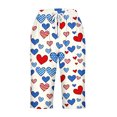 thumbnail image 4 of LEBONYARD Shorts for Women Plus Size,Women's Shorts with Unique Designs,Women Shorts Casual Pants Straight Leg Drawstring Elastic Waist Loose Comfy Pants with Pockets White S, 4 of 5