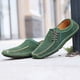 thumbnail image 3 of Zapatos casuales para hombre, mocasines de piel de ante, zapatos de conducción de diseñador, mocasines planos para hombre (26,5 cm), 3 of 4