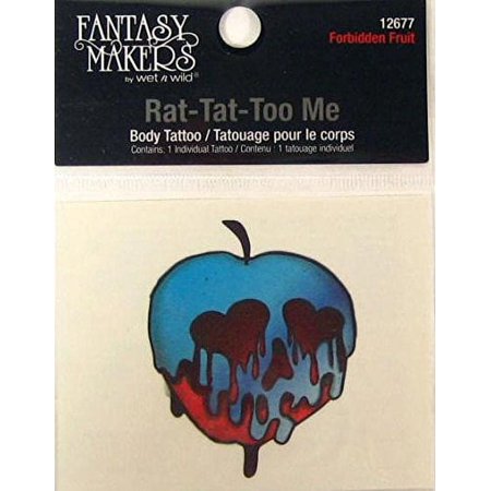 Fantasy Makers Rat Tat Too Me Body Tattoo Forbidden Fruit