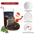 thumbnail image 7 of Cauagu Pyramid Desert Cat for Christmas Stockings,1-Pack Large Xmas Stocking Holiday and Farmhouse Stocking Fit for Christmas Holiday Party Decoration(17.7*11 Inch), 7 of 7