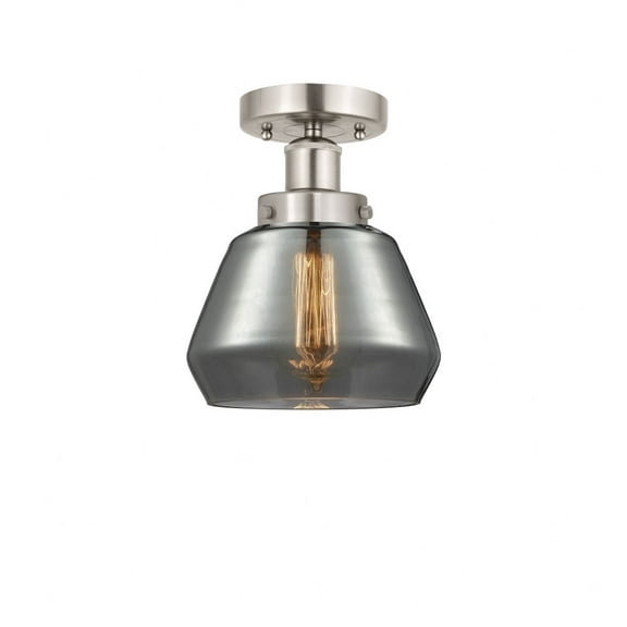 Innovations Lighting - Fulton - 1 Light Semi-Flush Mount In Industrial