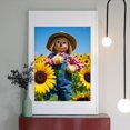 thumbnail image 2 of Diamond Art Kit for Adults, Sunflower Field Scarecrow Smiling Diamond Painting for Adults Beginners, 5D DIY Diamond Art Painting Kits, Colorful Diamond Painting Craft for Home Decor 12x16 Frameless, 2 of 7