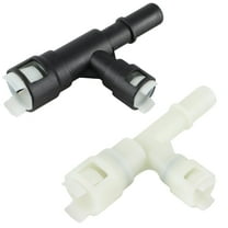 HVAC Heater Inlet Hose Tee Connectors Compatible with Cadillac Chevrolet Silverado Suburban GMC Three-way Cooling Water Pipe Joints Replace#: 15055343 15055342