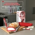 thumbnail image 6 of Bread Lame - Red Bread Scoring Tool - Set of 10 Stainless Steel Blades - Bakers Dough Scorer - Best Sourdough Bread Baking Supplies, 6 of 7