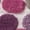 Grape Raspberry Silver, variant on BrylaneHome Pebbles Bath Mat