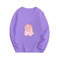 thumbnail image 2 of QIPOPIQ Chandails Molletonnés à Col Rond pour Filles et Tout-Petits Taille 3-14 Ans Vêtements pour Enfants Liquidation, 2 of 3