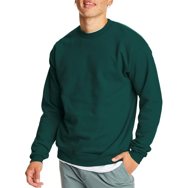 Sudadera Hanes EcoSmart para hombre Deep Forest Talla XL