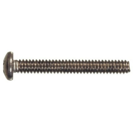 

the hillman group the hillman group 3719 1-72 x 3/8 in. stainless steel pan head phillips machine screw (50-pack)