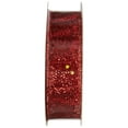 thumbnail image 4 of (2 pack) Offray Ribbon, Red 7/8 inch Wired Edge Metallic Ribbon, 9 feet, 4 of 12