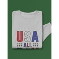 thumbnail image 3 of Usa All Day Slogan Sweatshirt Women -GoatDeals Designs, Female 3X-Large, 3 of 4