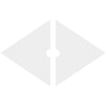 thumbnail image 4 of 36"W x 24"H x 3"ID x 12 3/4"C x 1"P Diamond Architectural Grade PVC Contemporary Ceiling Medallion, Two Piece, 4 of 11