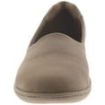 thumbnail image 3 of EASY SPIRIT Womens Beige Arch Support Cushioned Gift Almond Toe Slip On Flats Shoes 6 WW, 3 of 4