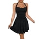 thumbnail image 1 of Vestido informal de mujer a la moda: diseño con cuello corazón y fruncidos, poliéster, perfecto para primavera/verano, combínalo con tacones/sandalias, tallas XS-L, 1 of 8