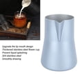thumbnail image 3 of Milk Frothing Pitcher, Espresso Steaming Pitcher Stainless Steel Milk Frothing Jug, Non-Stick Premium Barista Tools, (550ml), 3 of 7