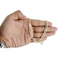 thumbnail image 5 of Mens Solid 10K Yellow Gold Cuban Curb Link Chain Necklace 8.5 MM 20 Inches, 5 of 6