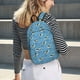 thumbnail image 5 of Disketp Dolphin Lovers Mochila de Lona Estampada, Mochila Escolar de Viaje Ligera para Estudiantes y Portátil-Medium, 5 of 5
