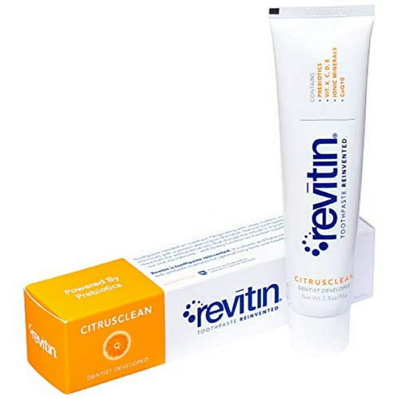 Revitin Natural Toothpaste And Prebiotic Oral Therapy, 3.4 oz